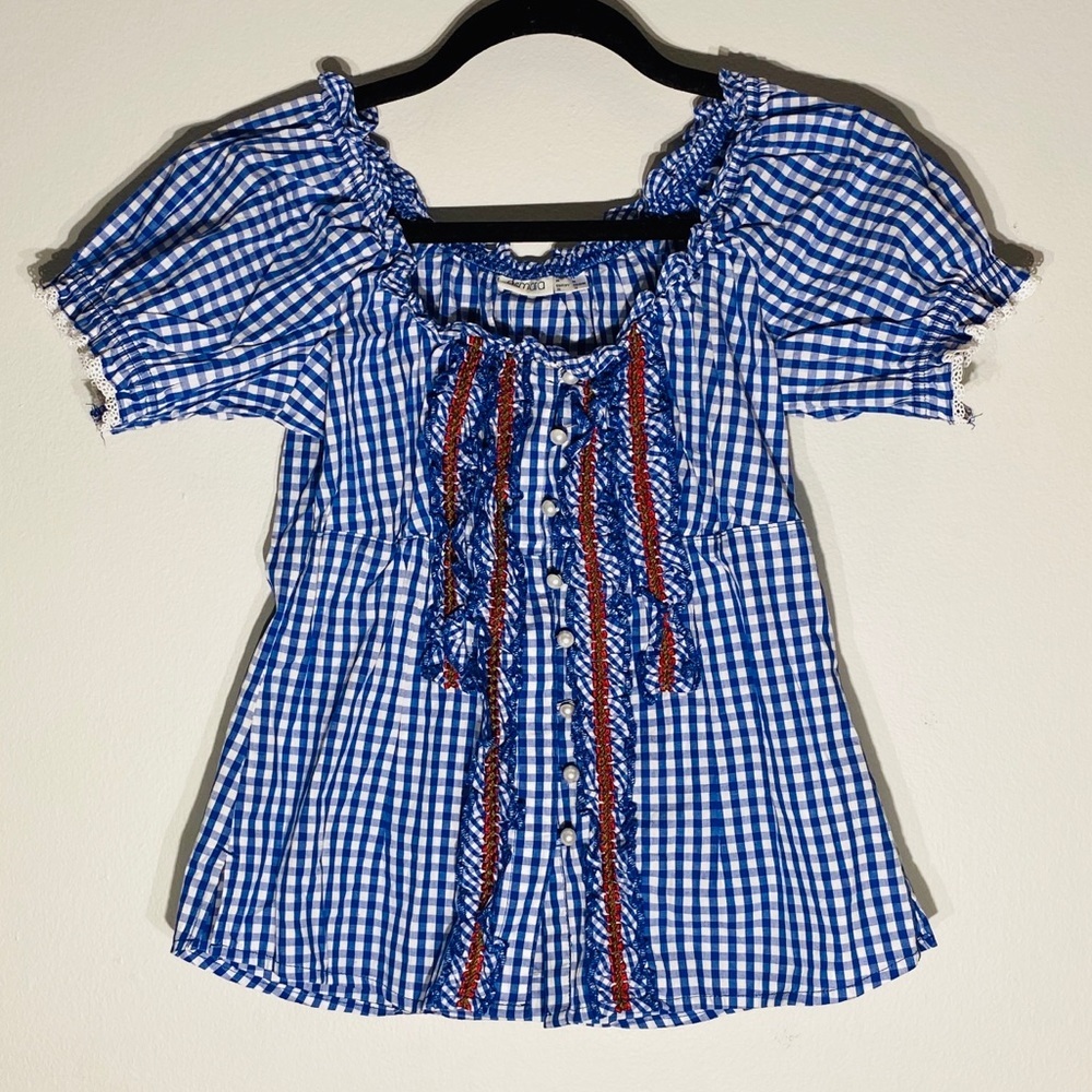GORGEOUS Checked Top**US 6-8